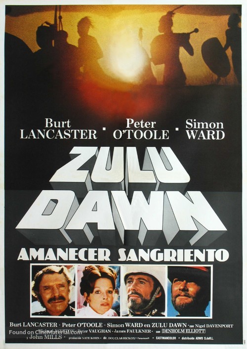 Zulu Dawn - Argentinian Movie Poster