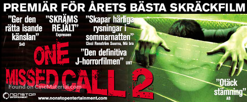 One Missed Call 2 - Belgian Movie Poster