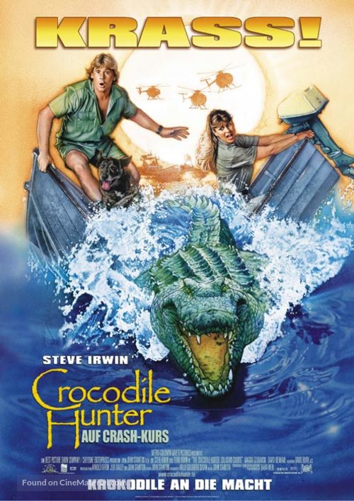 The Crocodile Hunter: Collision Course - German Movie Poster