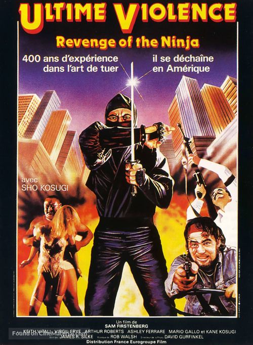 Revenge Of The Ninja - French Movie Poster