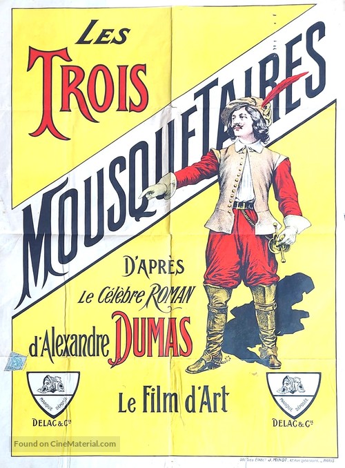 Les trois mousquetaires - French Movie Poster