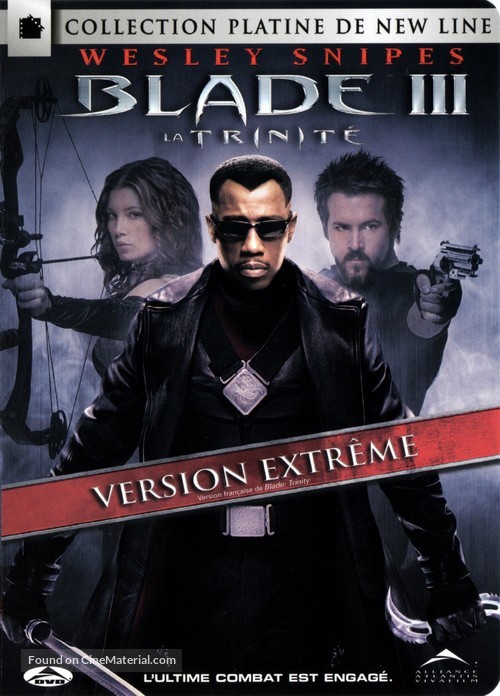 Blade: Trinity - French DVD movie cover