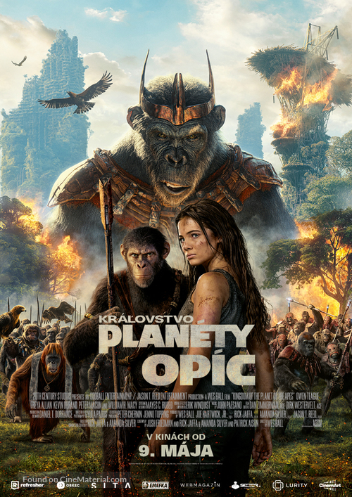 Kingdom of the Planet of the Apes - Slovak Movie Poster