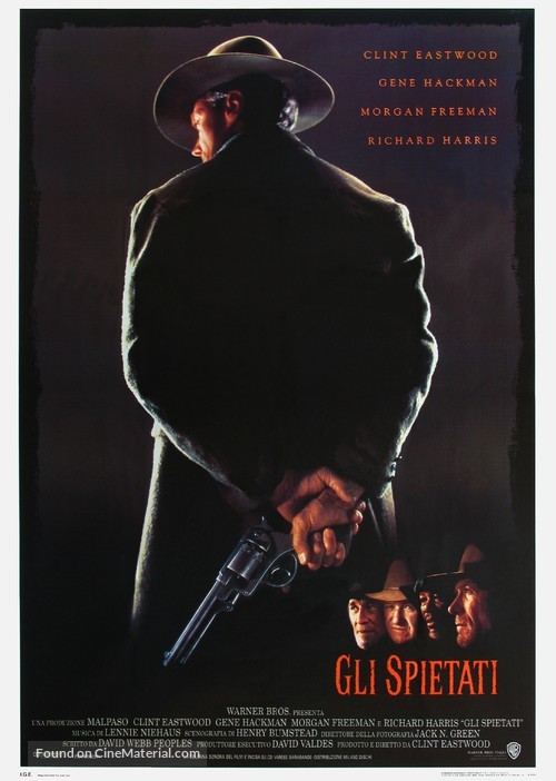 Unforgiven - Italian Movie Poster