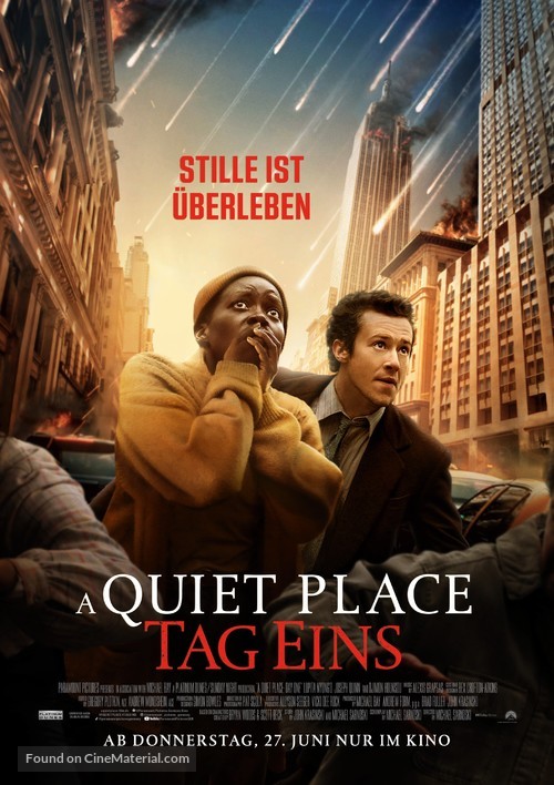 A Quiet Place: Day One - German Movie Poster