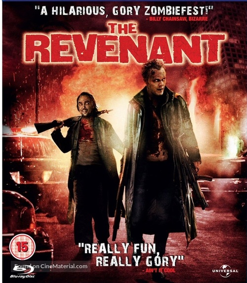 The Revenant - British Blu-Ray movie cover