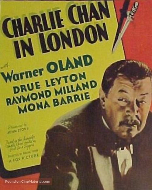 Charlie Chan in London - Movie Poster