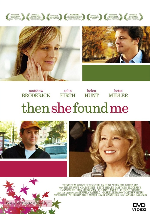 Then She Found Me - French DVD movie cover