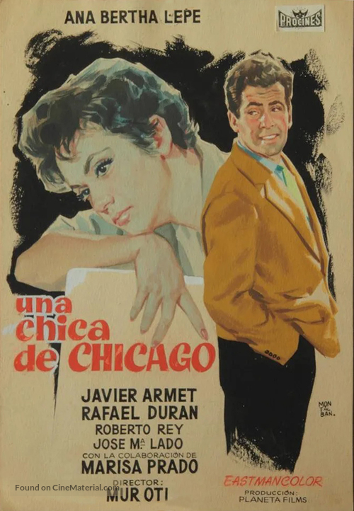 Una chica de Chicago - Spanish Movie Poster