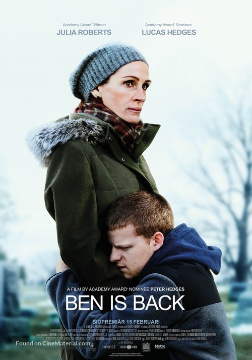 Ben Is Back - Swedish Movie Poster