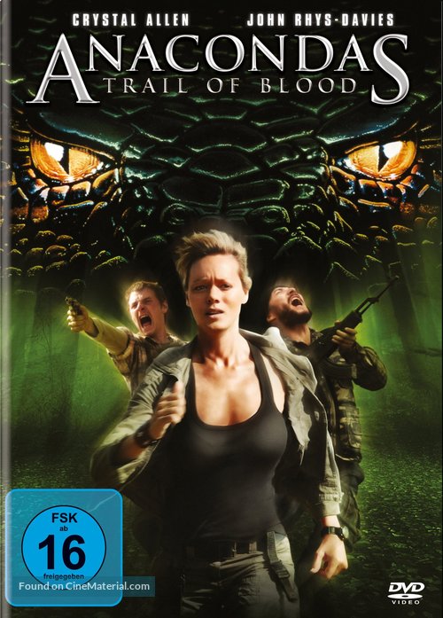 Anaconda 4: Trail of Blood - German Movie Cover