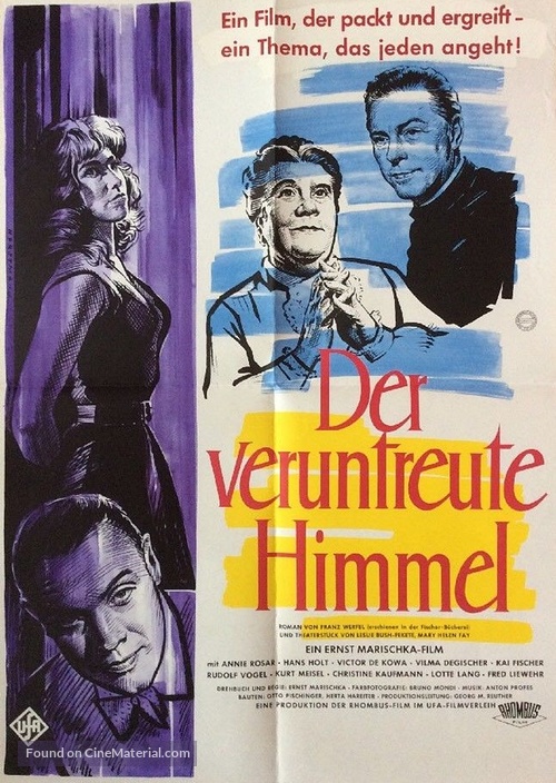 Der veruntreute Himmel - German Movie Poster