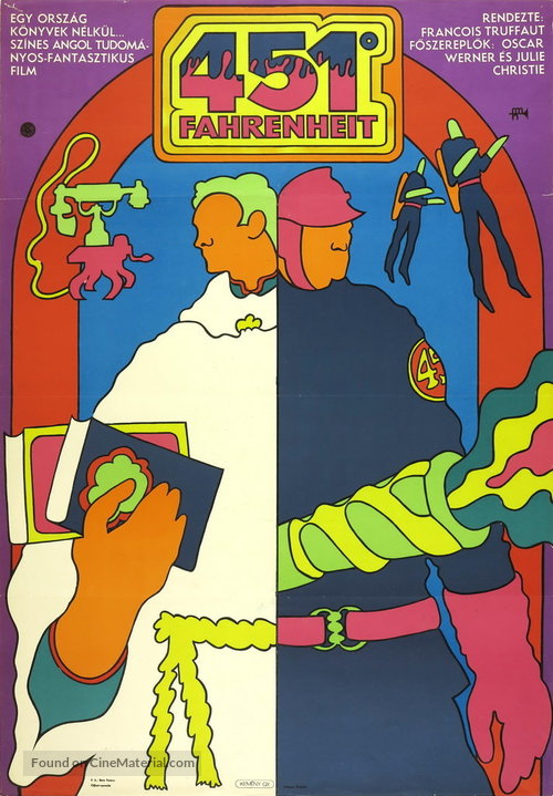 Fahrenheit 451 - Hungarian Movie Poster