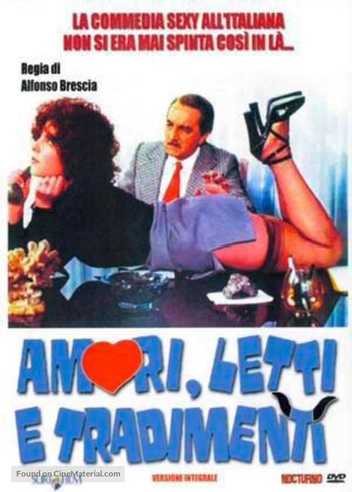 Amori, letti e tradimenti - Italian DVD movie cover