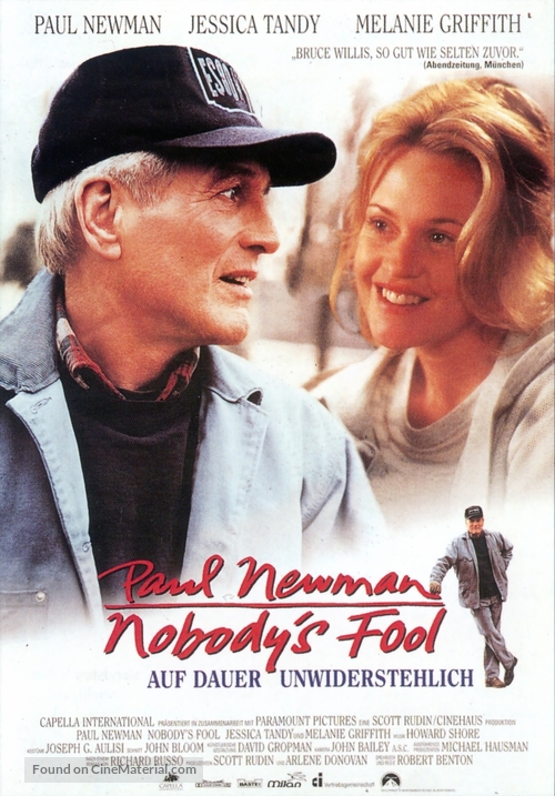 Nobody&#039;s Fool - German Movie Poster