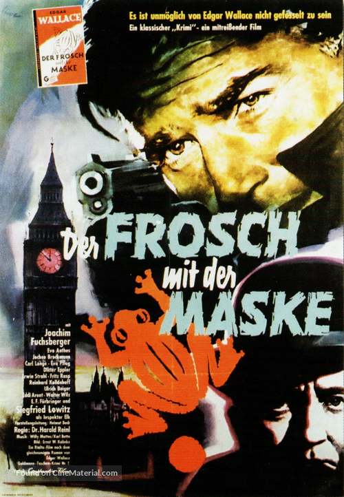 Der Frosch mit der Maske - German Movie Poster