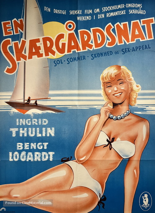 En sk&auml;rg&aring;rdsnatt - Danish Movie Poster