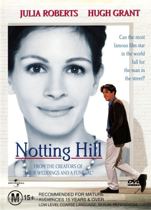 Notting Hill - Australian Movie Cover