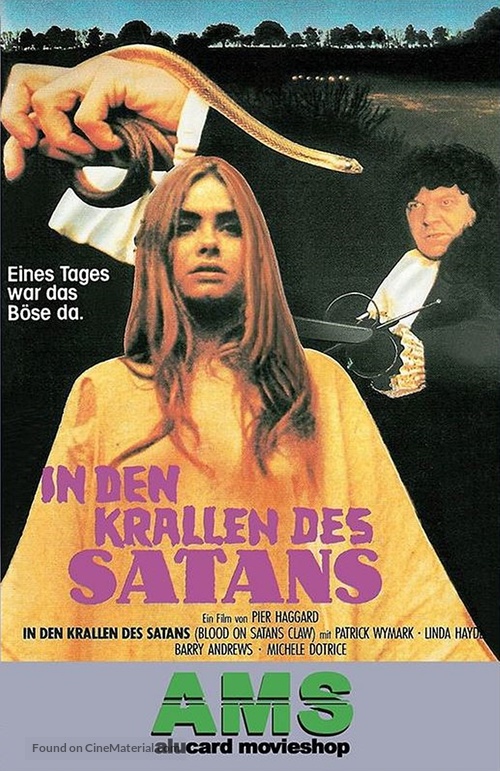 Satan&#039;s Skin - German Blu-Ray movie cover