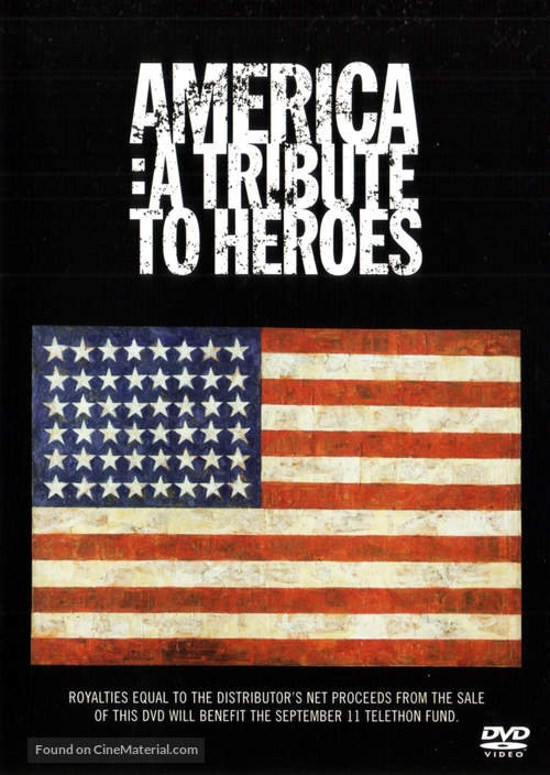 America: A Tribute to Heroes - DVD movie cover