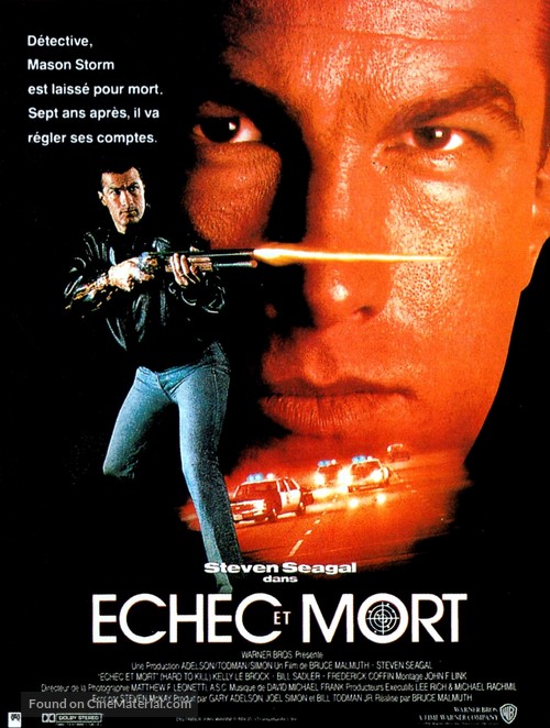 Hard To Kill - French Movie Poster
