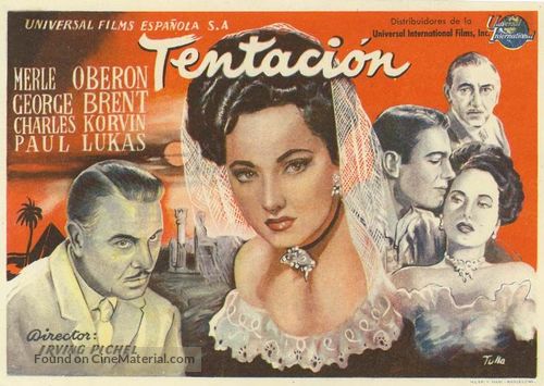 Temptation - Spanish Movie Poster