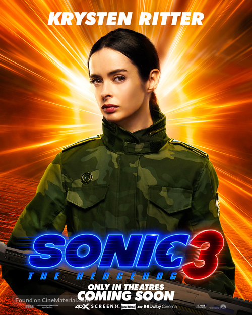 Sonic the Hedgehog 3 - Canadian Movie Poster