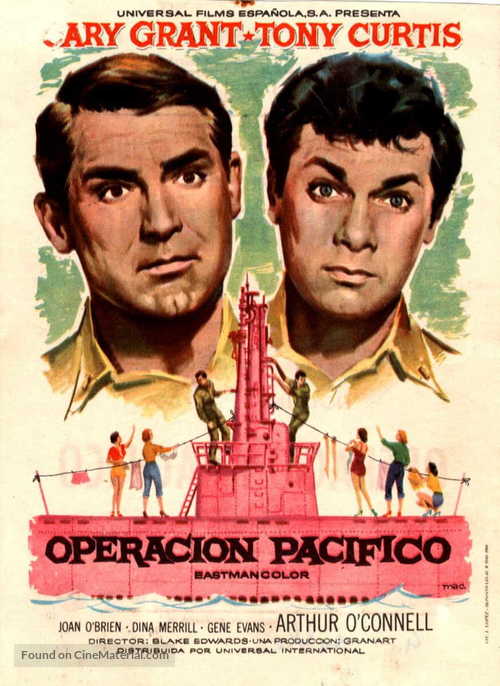 Operation Petticoat - Spanish Movie Poster