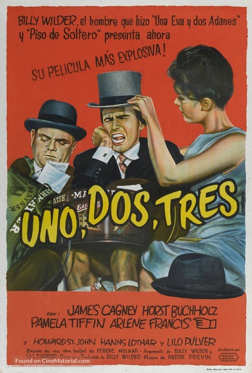 One, Two, Three - Argentinian Movie Poster
