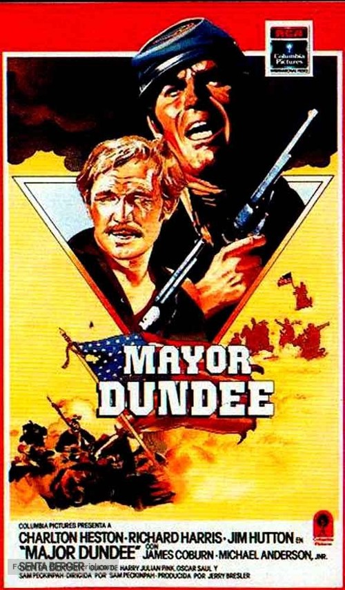 Major Dundee - Spanish Movie Cover