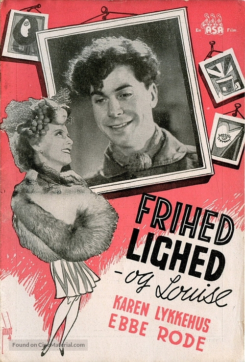 Frihed, lighed og Louise - Danish Movie Poster