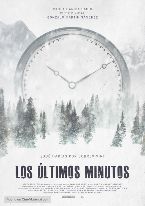 Los &uacute;ltimos minutos - Spanish Movie Poster