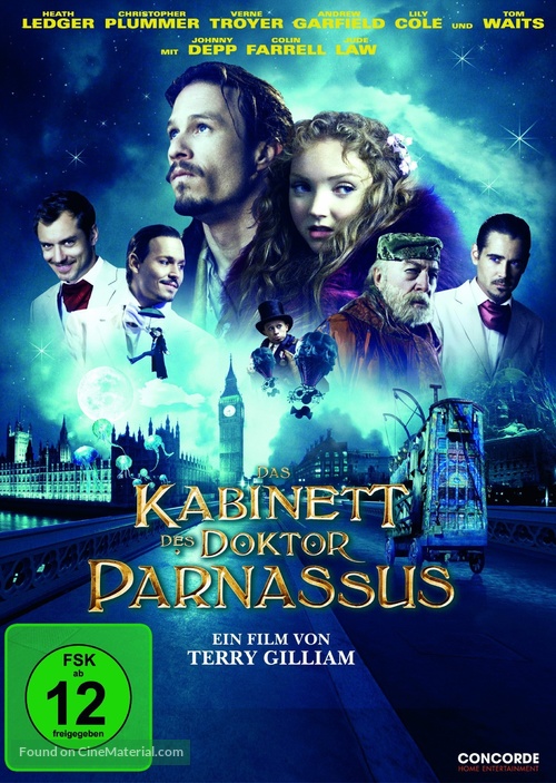 The Imaginarium of Doctor Parnassus - German DVD movie cover