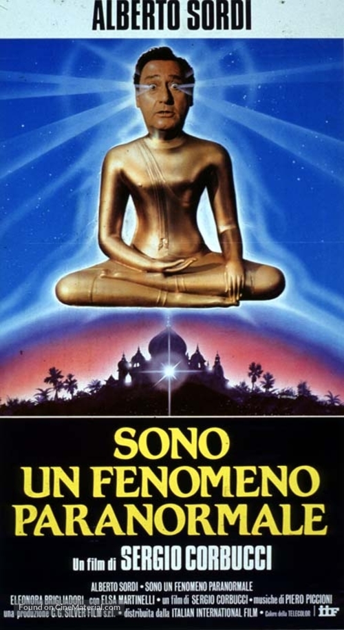 Sono un fenomeno paranormale - Italian Movie Poster