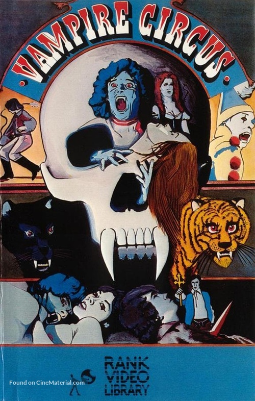 Vampire Circus - British VHS movie cover