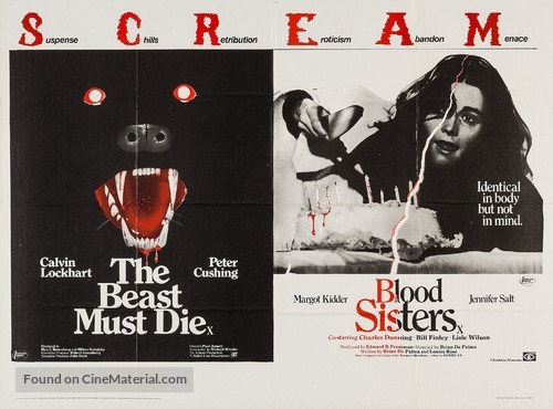 The Beast Must Die - British Combo movie poster