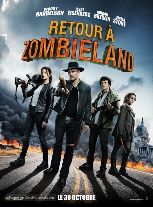 Zombieland: Double Tap - French Movie Poster