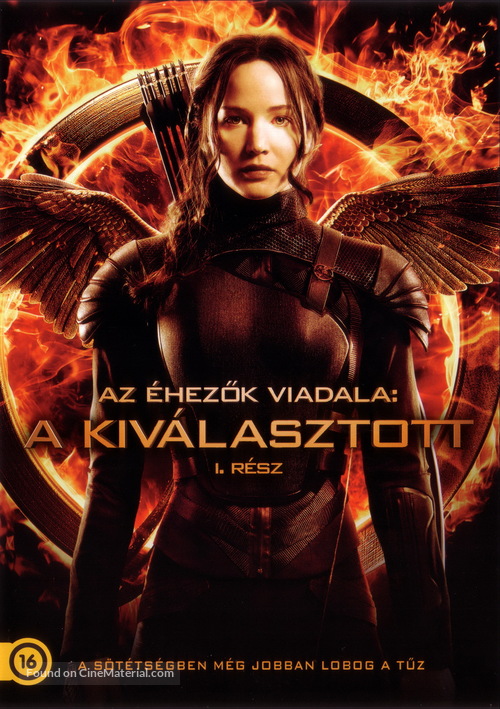 The Hunger Games: Mockingjay - Part 1 - Hungarian DVD movie cover