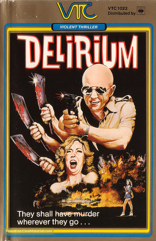 Delirium - Swedish VHS movie cover