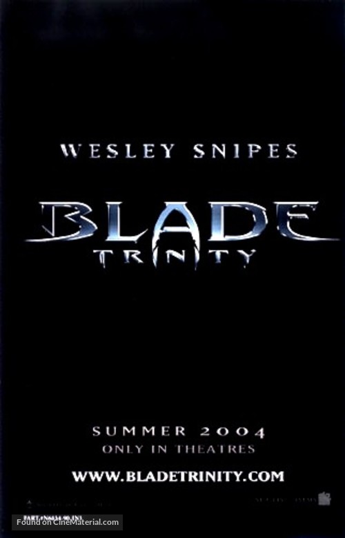 Blade: Trinity - Movie Poster
