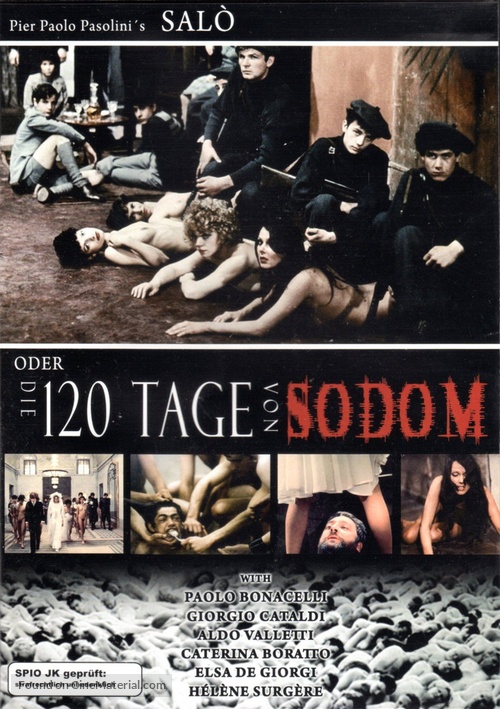 Sal&ograve; o le 120 giornate di Sodoma - German DVD movie cover