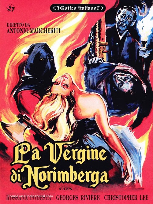 La Vergine di Norimberga - Italian DVD movie cover