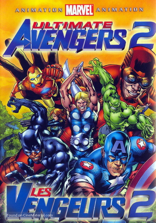 Ultimate Avengers 2: Rise of the Panther - Canadian DVD movie cover