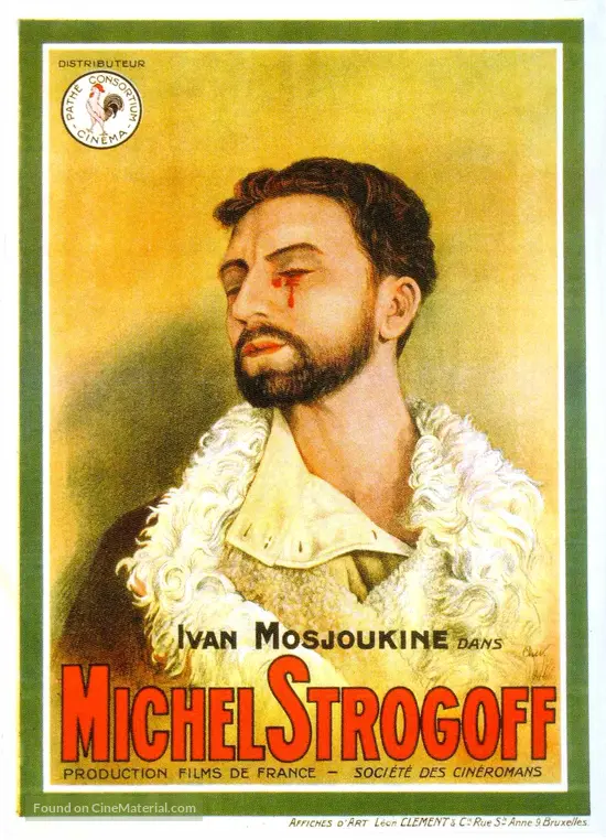 Michel Strogoff - Belgian Movie Poster