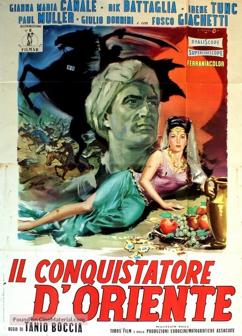 Il conquistatore dell&#039;Oriente - Italian Movie Poster