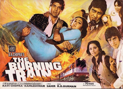 The Burning Train - Indian Movie Poster