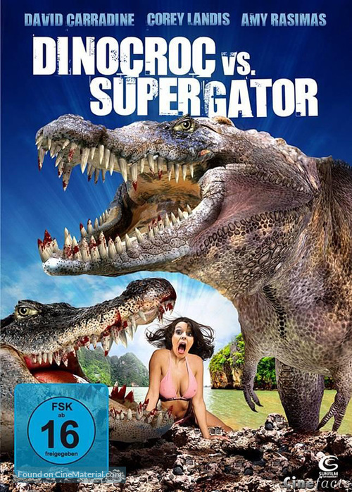 Dinocroc vs. Supergator - German DVD movie cover