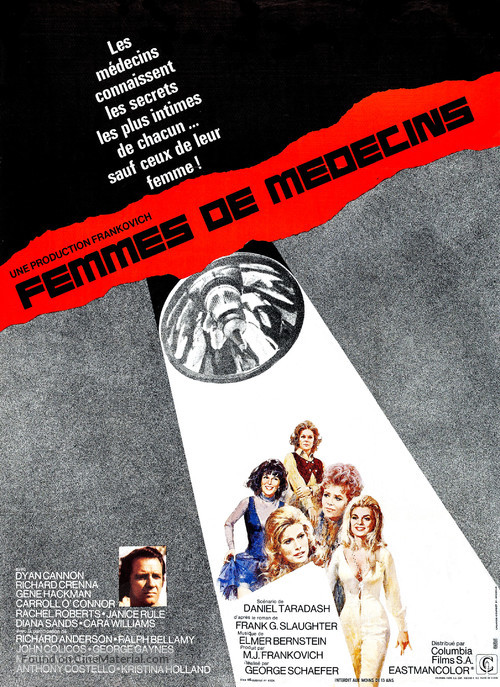 Doctors&#039; Wives - French Movie Poster
