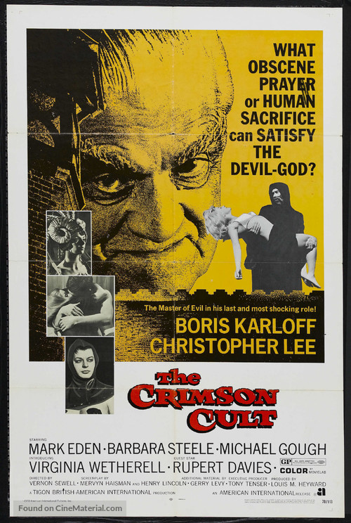 Curse of the Crimson Altar - Movie Poster