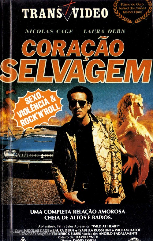 Wild At Heart - Brazilian Movie Cover